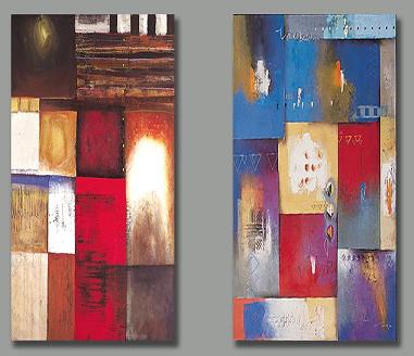 Dafen Oil Painting on canvas abstract-set159